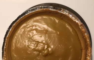 Delicious Butterscotch Deluxe Pie Recipe