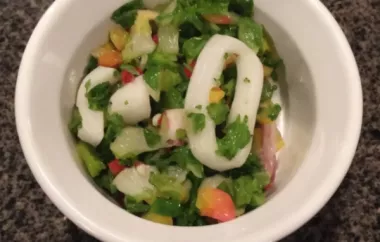 Delicious Calamari Salad Recipe