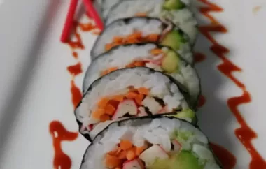 Delicious California Roll Sushi Recipe