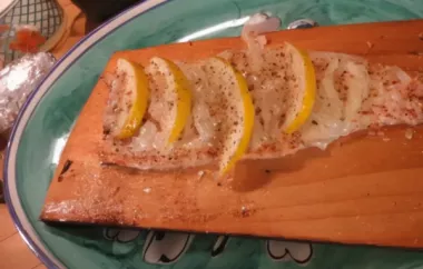 Delicious Canadian Cedar Planked Salmon