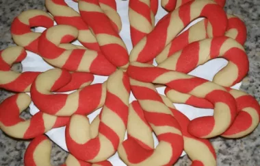 Delicious Candy Cane Cookies for a Festive Treat
