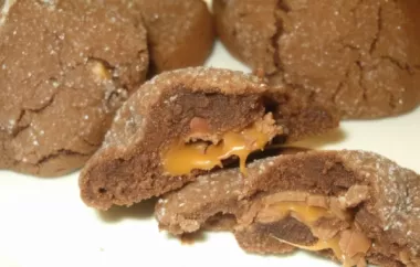 Delicious Caramel Chocolate Cookies Recipe