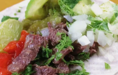Delicious Carne Asada Tacos Recipe for Taco Night