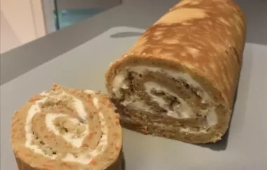 Delicious Carrot Cake Roll Recipe