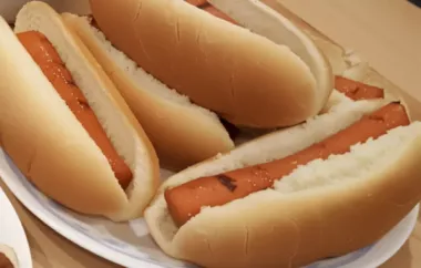 Delicious Carrot Hot Dogs Recipe