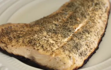 Delicious Cast Iron Skillet Seared Salmon Recipe