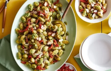 Delicious Cauliflower Gnocchi with Homemade Pesto and Sun-dried Tomatoes