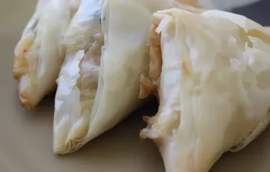 Delicious Cheese-filled Triangles Recipe