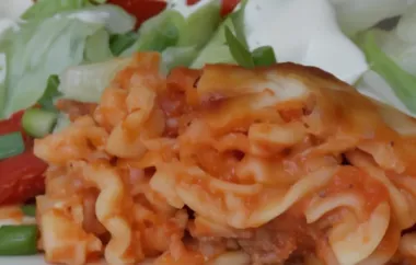 Delicious Cheesy Baked Pasta Recipe