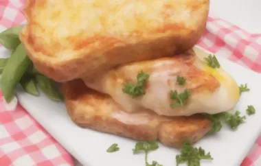 Delicious Cheesy Chicken Toast Sandwich Recipe