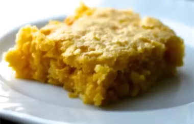Delicious Cheesy Corn Casserole Recipe