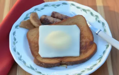 Delicious Cheesy Egg in a Basket Recipe