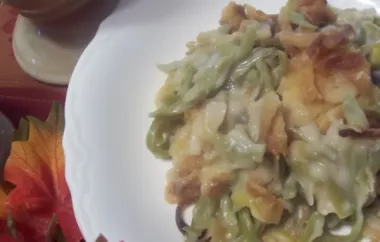 Delicious Cheesy Green Bean Cassole Recipe