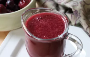 Delicious Cherry Berry Coulis Recipe for a Sweet and Tangy Dessert Sauce