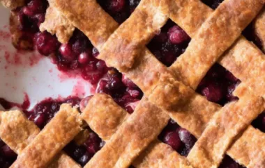 Delicious Cherry Berry Pie with a Nutty Whole Wheat Pie Crust