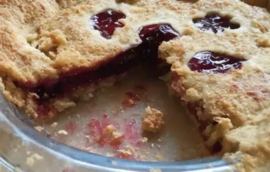 Delicious Cherry Blueberry Pie Recipe