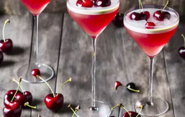 Delicious Cherry Vodka Sour Recipe