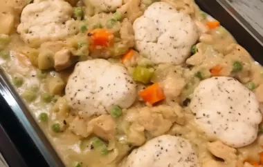 Delicious Chicken and Biscuit Casserole