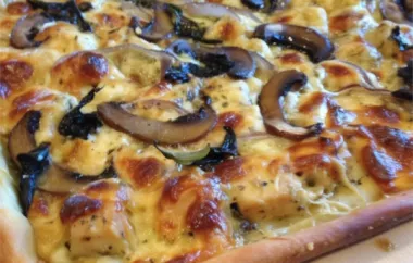 Delicious Chicken and Gorgonzola Pizza Recipe