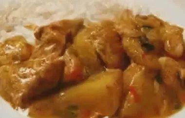 Delicious Chicken Curry with Fragrant Lemongrass and Potatoes