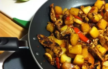 Delicious Chicken Pineapple Fajitas Recipe