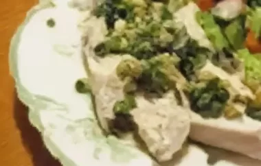 Delicious Chicken with Homemade Ginger Pesto