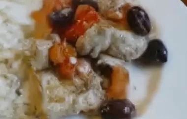 Delicious Chicken with Tomatoes and Olives Recipe
