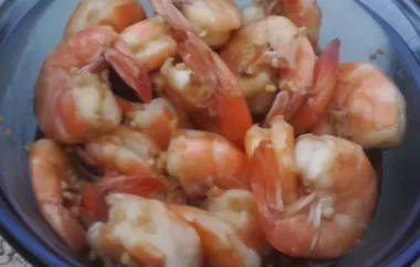 Delicious Chinese-style Steamed Garlic Prawns