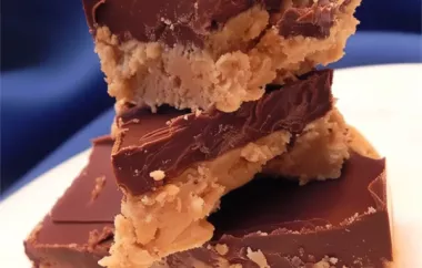 Delicious Chocolate Peanut Butter Squares