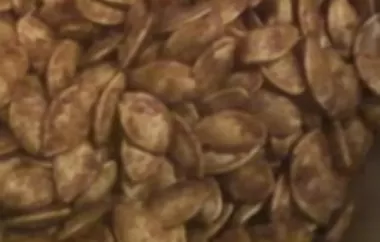 Delicious Cinnamon and Ginger Caramelized Pumpkin Seeds