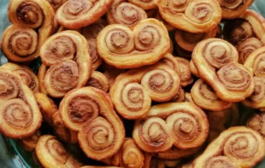 Delicious Cinnamon Palmiers: A Sweet Treat to Savor