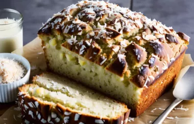 Delicious Coconut Bread Recipe