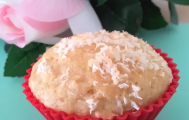 Delicious Coconut Mango Muffins with a Hint of Ginger