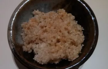 Delicious Coconut Quinoa Recipe