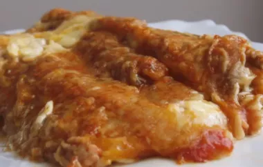 Delicious Cottage Cheese Chicken Enchiladas Recipe