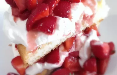 Delicious Cottage Pudding Cake Recipe for Classic Strawberry Shortcake