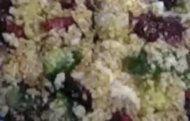 Delicious Couscous Cranberry and Feta Salad Recipe