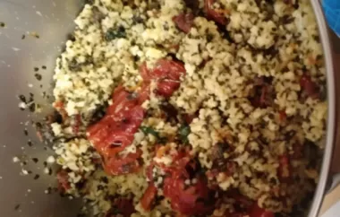 Delicious Couscous Recipe with Mushrooms and Sun-Dried Tomatoes