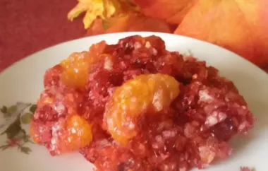 Delicious Cranberry Jell-O Salad Recipe