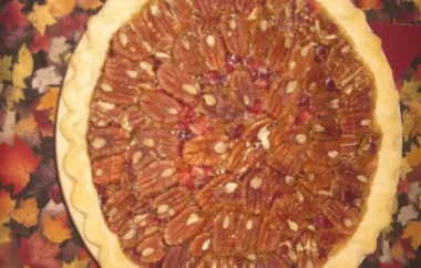 Delicious Cranberry Pecan Pie Recipe