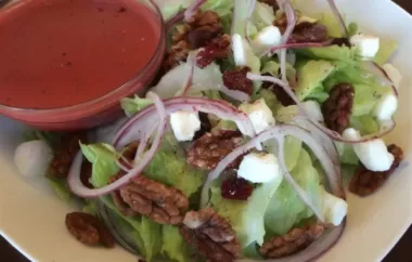Delicious Cranberry Pecan Salad Recipe