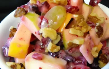 Delicious Cranberry Waldorf Salad Recipe