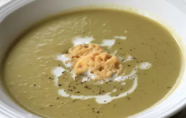 Delicious Cream of Thyme Asparagus Soup Recipe