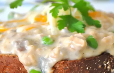Delicious Creamed Salmon on Toast for a Savory Breakfast or Brunch