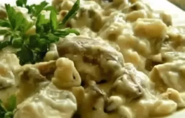 Delicious Creamy Mushroom Shallot Sauce Recipe