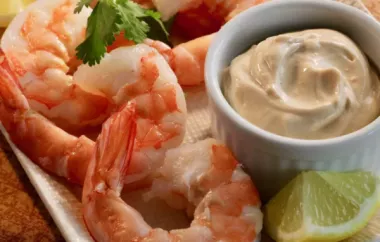 Delicious Creamy Mustard Dipping Sauce for Your Favorite Shellfish