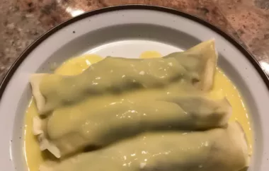 Delicious Crepes with Spinach, Bacon, and Mushroom Filling