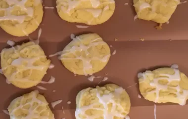 Delicious Crisp Little Lemon Cookies Recipe