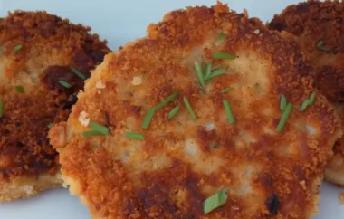 Delicious Crispy Pan-Fried Chicken Croquettes Recipe