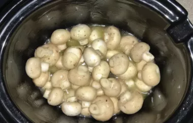 Delicious Crock-Pot Mushrooms Recipe